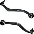 Front, Driver and Passenger Side, Lower, Rearward Control Arms