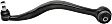 Front, Driver and Passenger Side, Lower, Rearward Control Arms