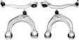 Front, Driver and Passenger Side, Upper and Lower Control Arms