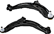 Front, Driver and Passenger Side, Lower Control Arms, With Ball Joints
