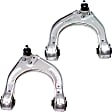 Front, Driver and Passenger Side, Upper Control Arms