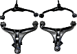 Front, Driver and Passenger Side, Upper and Lower Control Arms