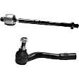 Front, Passenger Side, Inner and Outer Tie Rod Ends