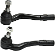 Front, Driver and Passenger Side, Outer Tie Rod Ends