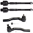 Front, Driver and Passenger Side, Inner and Outer Tie Rod End