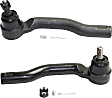 Front, Driver and Passenger Side, Outer Tie Rod Ends