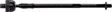 Front, Driver and Passenger Side, Inner Tie Rod End