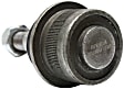 Front, Driver and Passenger Side, Lower, Rearward Ball Joints