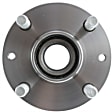 Front, Driver and Passenger Side Wheel Hub, 4 Lugs, With Bearing