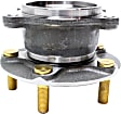 Rear, Driver and Passenger Side Wheel Hub, 5 Lugs, With Bearing, 3.8L, 6Cyl