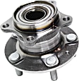 Rear, Driver and Passenger Side Wheel Hub, 5 Lugs, With Bearing, AWD