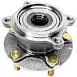 Front and Rear, Driver and Passenger Side Wheel Hub, 5 Lugs, With Bearing, AWD, 3.8L, 6Cyl