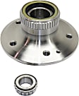 Front, Driver and Passenger Side Wheel Hub, 5 Lugs, With Bearing, RWD