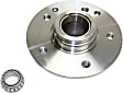Front, Driver and Passenger Side Wheel Hub, 5 Lugs, With Bearing, RWD
