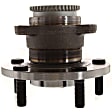 Rear, Driver and Passenger Side Wheel Hub, 5 Lugs, With Bearing