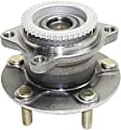 2-Wheel Set Rear, Driver and Passenger Side Wheel Hubs, With Bearing, 43-teeth tone ring; 3.27 in. ABS Tone Ring Diameter, FWD
