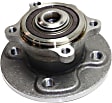 2-Wheel Set Rear, Driver and Passenger Side Wheel Hubs, With Bearing, 4 x 3.94 in. Bolt Pattern