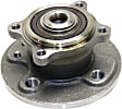 2-Wheel Set Rear, Driver and Passenger Side Wheel Hubs, With Bearing, 4 x 3.94 in. Bolt Pattern