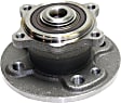 2-Wheel Set Rear, Driver and Passenger Side Wheel Hubs, With Bearing, 4 x 3.94 in. Bolt Pattern