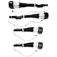 2013 Mercedes Benz S550 - Front and Rear, Driver and Passenger Side Air Strut, RWD,  With Air Suspension