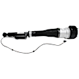 2013 Mercedes Benz S550 - Front and Rear, Driver and Passenger Side Air Strut, RWD,  With Air Suspension