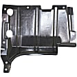 Driver and Passenger Side Engine Splash Shields, Center Section