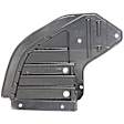 Front, Driver and Passenger Side Engine Splash Shields, Front Section