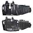 Driver and Passenger Side Engine Splash Shields, Engine Under Cover, Side Section
