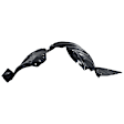 Front, Driver and Passenger Side, Front or Rear Section Fender Liner, Without Insulation Foam