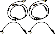 ABS Speed Sensor Set of 4