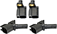 Front and Rear, Driver and Passenger Side ABS Speed Sensors