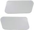 Driver and Passenger Side Headlight Washer Covers, For Models Without Round Fog Lamps