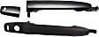2012 Mitsubishi Lancer Evolution GSR - Front, Driver and Passenger Side Primed Exterior Door Handle, For Models With Smart Entry System, Without Sensor