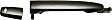 2012 Mitsubishi Lancer Evolution GSR - Front, Driver and Passenger Side Primed Exterior Door Handle, For Models With Smart Entry System, Without Sensor