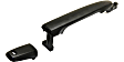 2012 Mitsubishi Lancer Evolution GSR - Front, Driver and Passenger Side Primed Exterior Door Handle, For Models With Smart Entry System, Without Sensor