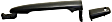 2012 Mitsubishi Lancer Evolution GSR - Front, Driver and Passenger Side Primed Exterior Door Handle, For Models With Smart Entry System, Without Sensor