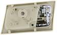 2003-2011 Ford Crown Victoria - Front and Rear, Driver and Passenger Side Interior Door Handles, Beige bezel with chrome lever, Without Door Lock Hole