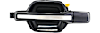 Front and Rear, Driver and Passenger Side Smooth Black Exterior Door Handle, Front Driver and Passenger Side - With Key Hole; Rear Driver and Passenger Side - Without Key Hole, Sport Utility