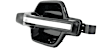 Front and Rear, Driver and Passenger Side Smooth Black Exterior Door Handle, Front Driver and Passenger Side - With Key Hole; Rear Driver and Passenger Side - Without Key Hole, Sport Utility