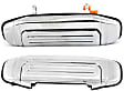 Front, Driver and Passenger Side Chrome Exterior Door Handle, Without Key Hole, Sport Utility