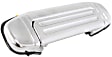 Front, Driver and Passenger Side Chrome Exterior Door Handle, Without Key Hole, Sport Utility