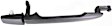 2015 Mitsubishi Lancer - Front, Driver and Passenger Side Primed Exterior Door Handle, For Models Without Smart Entry System