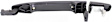 2015 Mitsubishi Lancer - Front, Driver and Passenger Side Primed Exterior Door Handle, For Models Without Smart Entry System
