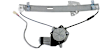2003 Mitsubishi Galant - Front, Driver and Passenger Side Power Window Regulator, With Motor