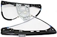 Front and Rear, Passenger Side Window Regulators, Power, Without Motor