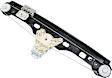 Front and Rear, Passenger Side Window Regulators, Power, Without Motor
