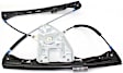 Front and Rear, Passenger Side Window Regulators, Power, Without Motor