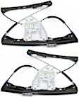 Front, Driver and Passenger Side Power Window Regulator, Without Motor