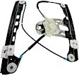 Front, Driver and Passenger Side Power Window Regulator, Without Motor