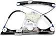 Front, Driver and Passenger Side Power Window Regulator, Without Motor